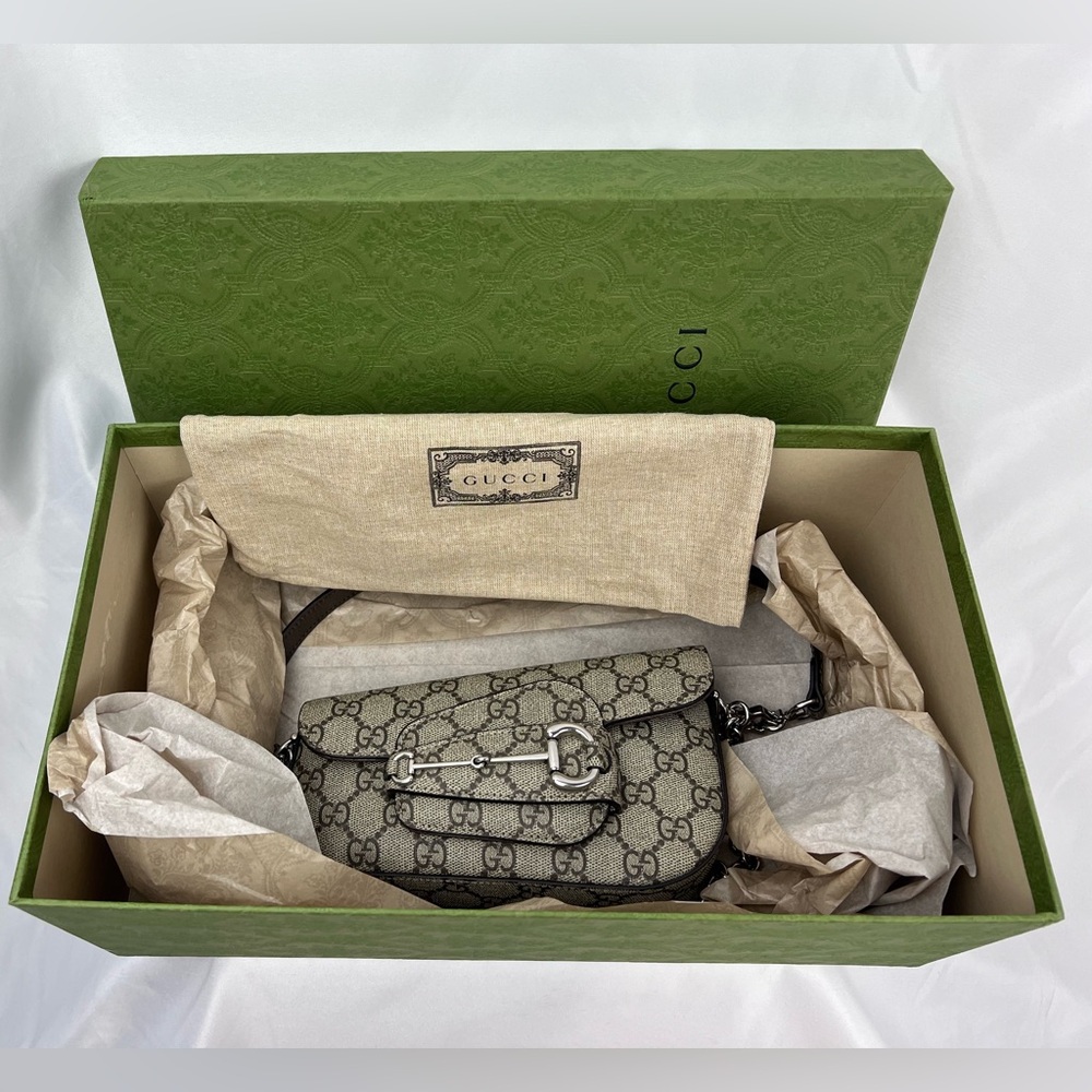 Gucci Horsebit 1955 Mini Shoulder Bag - Picture 14 of 16